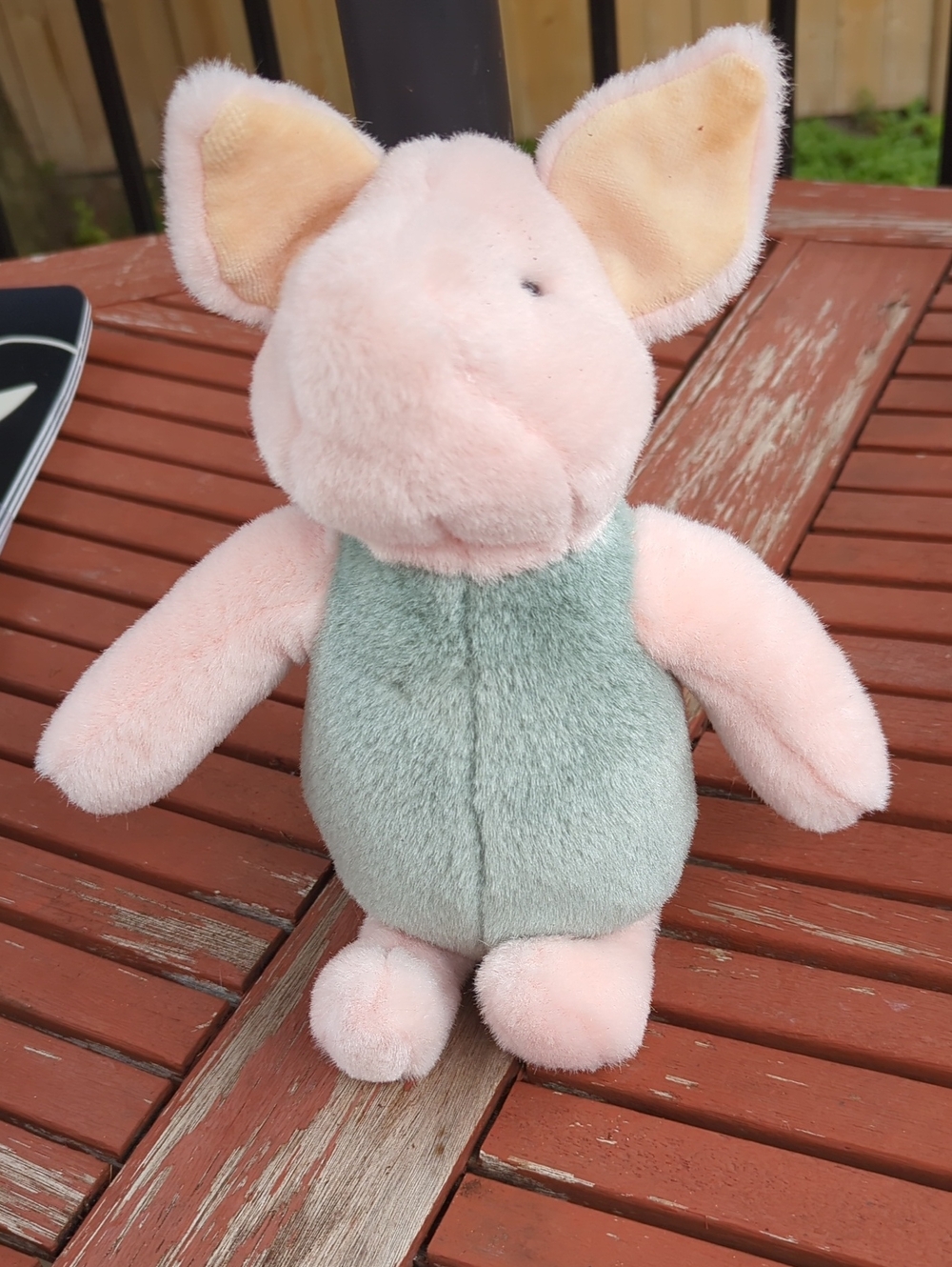 Gund Pink and Sage Green Piglet Plush
